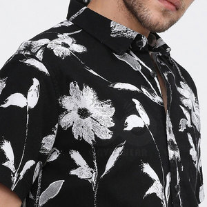 Factory Price <b>Men</b> <b>Beach</b> <b>Shirts</b> Soft Fabric Quick Dry Printed Summer Casual <b>Beach</b> <b>Shirts</b> Made In Pakistan - Product Image 6