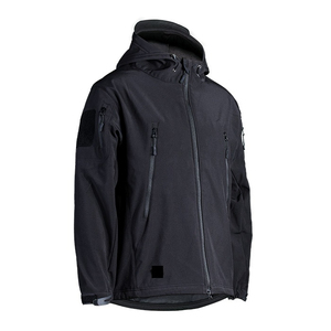 Top Selling Reversible <b>Waterproof</b> Polyester Softshell <b>Jacket</b> Winter Outdoor Sport Windproof Zipper Comfortable Breathable - Product Image 1