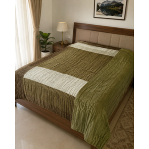 Couette de luxe en velours à carreaux Oxford, double épaisseur, super king size 220x240 cm, douce et chaude pour l'hiver, pour la maison et l'hôtel - Product Image 1