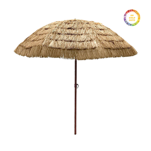Parasol en feuilles de palmier pour usage commercial extérieur, conçu pour les environnements à thème tropical tels que les complexes hôteliers et les cafés - Product Image 1