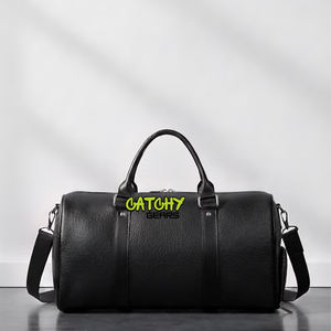 Bolsa de Viaje de Cuero al por Mayor, Bolsa de Fin de Semana Clásica Retro, Cuero Genuino de Vaca - Product Image 4