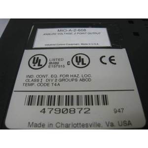 MICRO I/O, MIO-A-2-608 ANALOG VOLTAGE, 2 POINT - อุปกรณ์และชิ้นส่วนเซมิคอนดักเตอร์ระดับโลกที่เชื่อถือได้ - Product Image 3