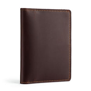 Funda de Pasaporte de Cuero Crazy Horse Vintage de Fábrica, Porta Tarjetas Simple, Porta Pasaporte - Product Image 4