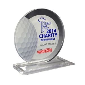 การออกแบบรางวัลกลมอะคริลิคที่หรูหราแกะสลักแบบกำหนดเองด้วยวัสดุพรีเมี่ยมสำหรับการเฉลิมฉลองความสำเร็จที่โดดเด่น - Product Image 2