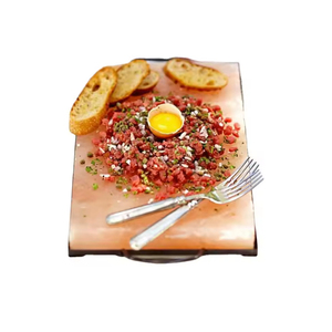 Meilleure Vente : Pierre à Cuire en Sel de l'Himalaya Raffiné, Qualité Supérieure, avec Support en Acier Inoxydable, Faible MOQ, Vente en Gros pour Usage en Cuisine - Product Image 4