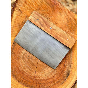 Hot Sale Hand Forged Damascus Steel Dough Cutter Premium Bench Scraper Multipurpose Chef Baking Tool - Product Image 1