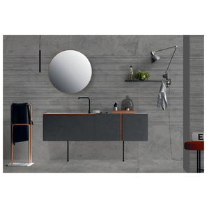 Carrelage en porcelaine Urban Concrete noir mat 600x1200mm - Product Image 2