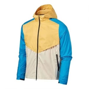 Veste softshell pour homme, dernière tendance, à blocs de couleur, à capuche, zippée, résistante à l'eau, coupe-vent pour la randonnée en plein air, coupe régulière, toutes saisons - Product Image 1