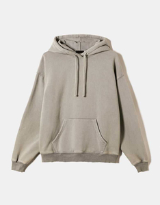 Hoodie d'hiver pour femme, design personnalisé, délavé à l'acide, vente en gros, haut de gamme, élégant, coupe oversize à épaules tombantes, manches longues, 100% coton - Product Image 5