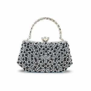 กระเป๋าราตรีหรูหราของผู้หญิงสีดำ P24387คลัทช์แฟนซี - Product Image 1