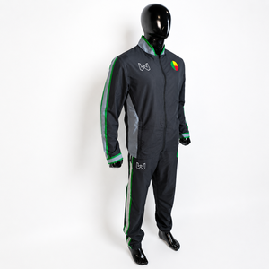 Color Block Set Heavyweight <b>Zip</b> <b>up</b> <b>Jacket</b> and Elastic Waist Jogger Pants Streetwear Sports Teamwear Training Outfit OEM Custom - Product Image 2