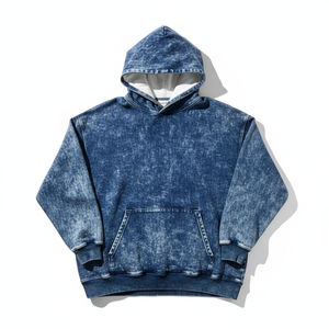 New Trendy Winter <b>Men</b> Acid Wash Hoodies with Custom Logo and Digital Printing-Most Popular French Terry - Product Image 1