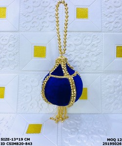 Craftstages - Bolso de Mano de Metal Hecho a Mano con Diseño de Corazón y Perlas, Forro de Satén y Cierre de Solapa para Bodas - Product Image 5