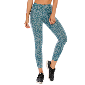 Wholesale Women Gym Fitness <b>Leggings</b> High Waist Yoga Stretch Workout Pants Soft Comfortable Activewear OEM Service - Product Image 4