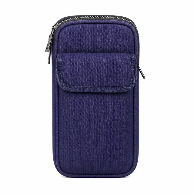 Faraday Bag Men's Crossbody Bag Signal Blocking Pouch RFID Travel Wallet Anti-Theft Security Organizer Shoulder Bag Case
