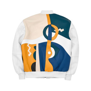 Chaqueta de Cuero para Hombre, Bordada, Ecológica, Resistente al Viento, OEM, Calidad Premium, Diseño Elegante, Duradera, Cómoda, Fabricación Personalizada - Product Image 6