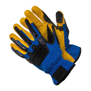 Gants de sécurité mécaniciens personnalisés avec logo, anti-vibration, résistants à la chaleur, avec poignet élastique, synthétiques et durables - Product Image 2