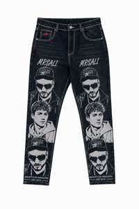 SHORT'S.ON INDUSTRY Jeans de Mezclilla para Hombre, Corte Recto, Ajuste Regular, Ecológicos, de Secado Rápido, Estilo Casual Urbano, Cintura Media, Algodón, Primavera - Product Image 2
