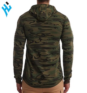 New Hot Selling Men's Gym <b>Workout</b> Long Sleeve Training Pullover Casual Camo Style OEM 100% Cotton custom men's <b>Hoodie</b> - Product Image 4