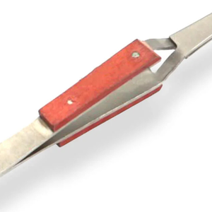 Pince à épiler courbée en X pour extensions de cils et outils, pince à épiler avec grip en fibre, en acier inoxydable professionnel pour extensions de cils volume Pro X - Product Image 6