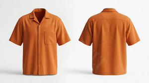 Camisa Casual de Manga Corta, Superventas, para Verano, con Botones, para Oficina y Uso Diario, Ligera, Transpirable, Personalizable - Product Image 4