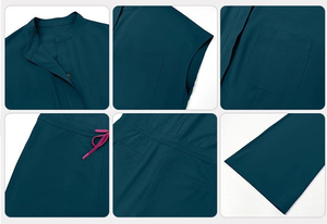Combinaison médicale confortable pour femmes, combinaison d'infirmière une pièce, tenue de travail d'hôpital, tissu extensible, uniforme de soins de santé - Product Image 3