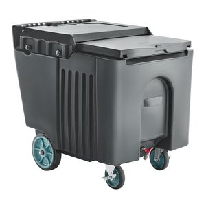 Attrezzatura di Refrigerazione per Cucine Commerciali, Carrello Portaghiaccio Portatile da 125 Libbre, 4 Ruote, 31,5 X 22,8 X 29 Pollici, Isolato, per Uso Commerciale - Product Image 1
