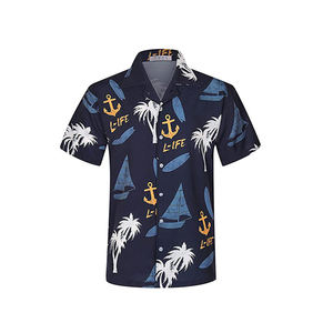 Chemise de plage décontractée pour homme, coupe ample, style hawaïen, personnalisable par sublimation, collection OEM 2026, vente chaude - Product Image 6