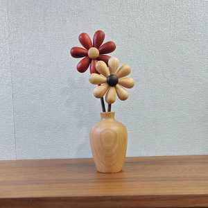 Jarrón Moderno de Bambú Hecho a Mano, Acabado Liso, Grano de Madera Natural, Decorativo, Ecológico, para Bodas, Hogar, Jardín, Flores - Product Image 1