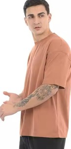 Qualité supérieure, coupe courte et ample pour t-shirt, design de logo personnalisé, décontracté, surdimensionné, tricoté, séchage rapide, 100% - Product Image 5