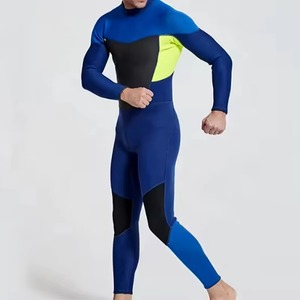 Combinaison de plongée intégrale pour homme à manches longues en néoprène pour le surf, la plongée et la natation – Équipement de sport aquatique – Tenue de natation par sublimation – Combinaison complète - Product Image 1