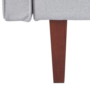 2131-GREY Comodo Divano per Soggiorno in Morbido Tessuto Grigio - Product Image 3