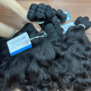 Paquetes de cabello humano virgen vietnamita de alta demanda, doblemente tramado, ondulado natural, gran stock, de 10 a 32 pulgadas, listos para enviar - Product Image 3