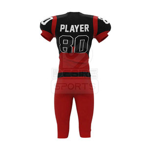 Servicio OEM, Uniforme de Fútbol Americano para Entrenamiento, Colores Personalizados, Diseño Impreso, Transpirable, Duradero, 100% Poliéster, Precio Bajo, Calidad Superior - Product Image 4