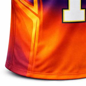 Uniforme de Fútbol Americano Personalizado al por Mayor, 100% Poliéster, Tela de Malla Transpirable, Secado Rápido, Kits de Equipo Sublimados de Fábrica - Product Image 5