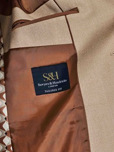 Costume homme 2 pièces (veste + pantalon) fabriqué au Pakistan, couleur kaki foncé, nouvelle collection 2026 - Product Image 6