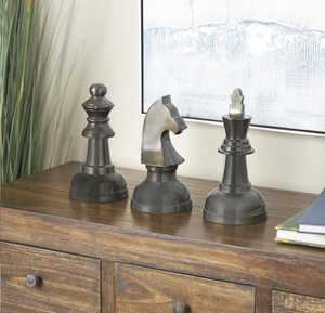 Modern Aluminium Handmade Eco-Friendly Durable Chess <b>Figures</b> Set Single-piece Artistic Tabletop Decor for Home Office - Product Image 4