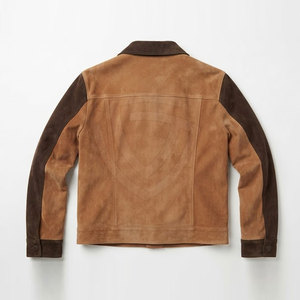 Premium <b>Suede</b> <b>Leather</b> <b>Jacket</b> With Elegant Modern Silhouette Comfortable Fit For Men Casual Travel And Weekend Outfits - Product Image 2