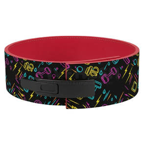 Ceinture de musculation à levier en cuir de vachette avec logo personnalisé pour fitness et entraînement en salle de sport - Product Image 2