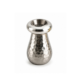 Brass Incense <b>Burner</b> with Ribbed Design Aromatherapy Use All-Season - Product Image 6