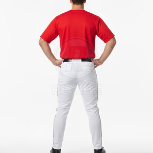 Uniforme de baseball sur mesure de haute qualité, respirant, avec couleurs et logo personnalisés, tissu 100% polyester pour hommes - Product Image 2