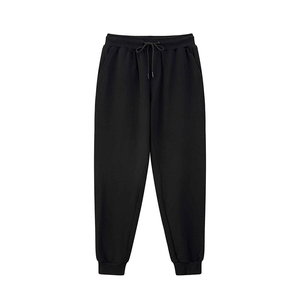 Men's Casual Sweatpants Solid Color Drawstring <b>Elastic</b> <b>Waist</b> Joggers Autumn Midweight <b>Trousers</b> - Product Image 3