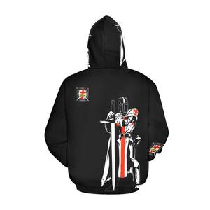 Sweat-shirts Knight Templer Master Winter, 100% coton, polaire écologique respirant, personnalisables, Maçonniques Francs-Maçons Royaux - Product Image 2
