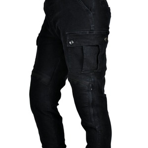 Vêtements de sport pour moto, coupe-vent, grande taille, jeans ignifuges, matériau de haute qualité, imperméables pour hommes, 1 pièce - Product Image 4