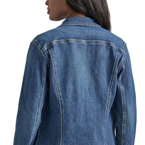 Chaqueta Clásica Negra de Mezclilla Estilo Blouson para Hombre y Mujer, con Botones al Frente, Informal, de Algodón Transpirable, Ligera, para Uso Diario y Estilo Urbano - Product Image 4