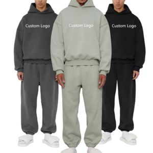 Sweatershirt Custom <b>Joggers</b> Training Tracksuits Men Unisex Blank Sweatsuit Hight Quality <b>Oversized</b> Casual Set Wholesale - Product Image 4