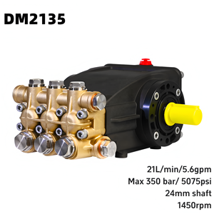 Bomba de Alta Presión de Latón 15L/4gpm 200bar hasta 350bar/5075psi, Motor de Gasolina, Equipo de Lavado con Hidrolavadora de Ultra Alta Presión - Product Image 3