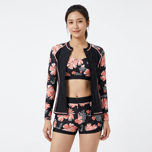 Women Adults Quick Dry Breathable Long Sleeve Rash Guard Swim Surfing Tops Beach Swim Floatsuit Diving Skateboarding Anti-UV - Product Image 5