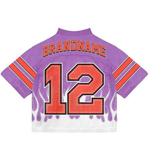 T-shirt en maille rétro, tenue décontractée tendance, design en maille légère, look urbain vintage, style estival confortable - Product Image 5