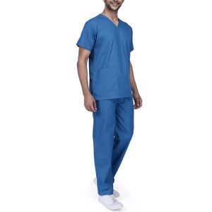 Ensemble de blouses médicales unisexes à col en V, uniforme de soins de santé, tenue de travail d'hôpital, nouvelle arrivée pour hommes - Product Image 2